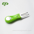 Golf Divot Repair Tool with Pop-up Button